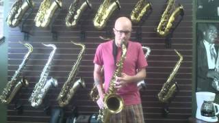 Saxquest Ben Reece Plays Minty Buescher THC Tenor [upl. by Ahsikyw980]