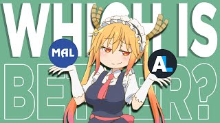 MyAnimeList vs AniList  Which is The Better Anime Website [upl. by Aztiray]