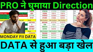 FII DII Data Analysis For monday 1 december 🚀 monday fii data analysis for niftyview [upl. by Anavlis]