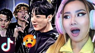 HOLY MOLY 😍BTS TIKTOK COMPILATION  REACTIONREVIEW [upl. by Naitsabes]