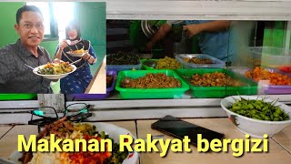 MAKANAN RAKYAT BERGIZI  WARTEG [upl. by Urissa]