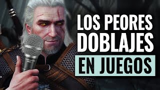 LOS PEORES DOBLAJES DE VIDEOJUEGOS EN ESPAÑOL [upl. by Sert851]