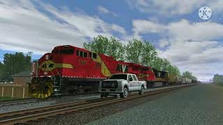 Unstoppable in Trainz Chasing to catch 777 [upl. by Brownson]