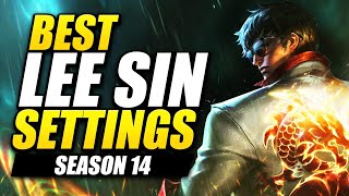 THE LEE SIN SETTINGS YOU NEED TO BECOME A LEE SIN GOD TIPSTRICKS [upl. by Warga736]