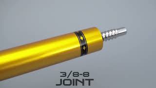 Rhino Nebula Pool Cue  Yellow 388 Joint [upl. by Annavoig]