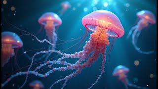 Pretty Jellyfish 1 Ai Animations [upl. by Raquela181]