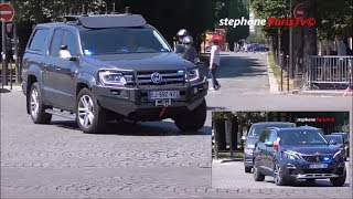 Rare take  new French presidential cars [upl. by Hsetih]