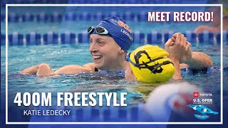 Katie Ledecky amp Summer McIntosh Dash to Finish in Womens 400M Freestyle  2022 Toyota US Open [upl. by Daye]