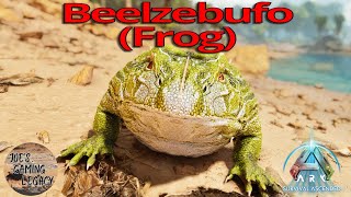 Taming a Beelzebufo Frog  ARK Survival Ascended [upl. by Comptom717]