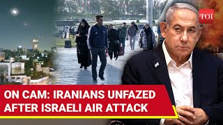 Dramatic Video Shows Iran Military Shooting Down Israeli Missiles Over Tehran  Watch [upl. by Simone]