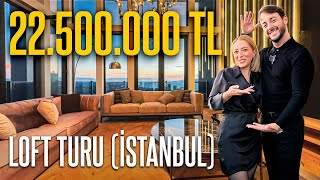 New Yorkta Değil İstanbulda Lüks Bir Loft Daire Turu Adalar Manzaralı [upl. by Natka]