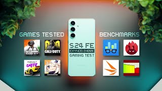 Samsung Galaxy S24 FE  Gaming Test amp Benchmarks [upl. by Carmelita940]