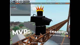 Roblox Weaponry 46 kill streak [upl. by Olvan]