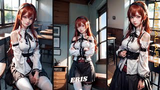 4K AI DIGITAL ARTLOOKBOOKJOBLESS REINCARNATIONERIS无职转生艾莉丝 [upl. by Nosydam]