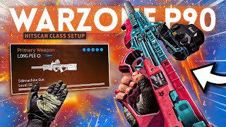 This UPDATED P90 Class Setup in Warzone is ALMOST HITSCAN [upl. by Fredel234]