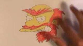 32nd Drawing  Groundskeeper Willie [upl. by Mas]