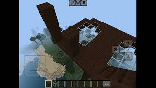 Making a skyhouse in Minecraft [upl. by Fishman]