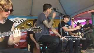 Of Mice amp Mens first acoustic set Warped Tour NY [upl. by Cort]