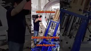 Amazing demonstration Expansion joint bellow re rolling machine DN 8605000mm expansionjoint [upl. by Minta]