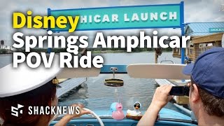 Disney Springs Amphicar POV Ride [upl. by Rumney]