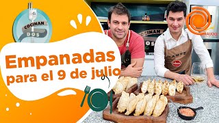 Cocinan Dos especial empanadas criollas al horno y vegetarianas fritas [upl. by Colner]