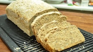 122 Vollkornbrot Körnerbrot Dinkel  selber machen  KanalELF  Rezepte [upl. by Yelmene]