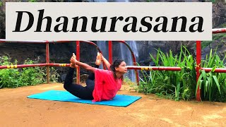 How to Practice Dhanurasana  Bow Pose [upl. by Joe]