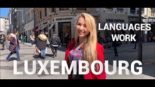 LUXEMBOURG STEET TALK LANGUAGES WORK [upl. by Sualk115]