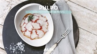 Pulpo con ‘parmentier’ de patata ALDIrecetas [upl. by Havot450]