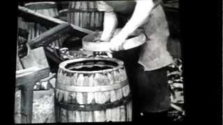 Producing Guiness barrels long time ago [upl. by Anelyak]