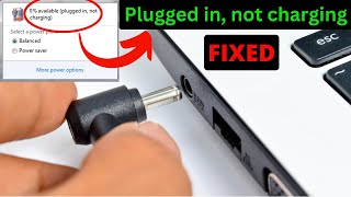 🔥 Plugged In Not Charging Windows 10 Solution 🔥 How to Fix 0 Charging Problem on Laptop in Hindi [upl. by Sackman227]