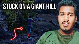 Trevor Gets Stuck on a Giant Hill During a Mission in GTA 5 [upl. by Eelnyl149]