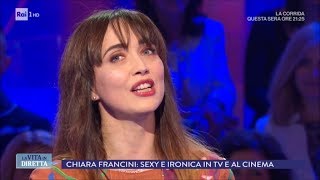 Chiara Francini quotQuello che mia madre non deve saperequot  La vita in diretta 11052018 [upl. by Ahaelam]