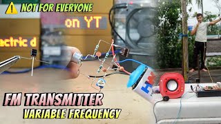 FM Transmitter  adjustable frequency [upl. by Jojo]