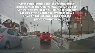 I passed my Canadian G Driving test Ottawa Walkley Drive Test center [upl. by Ihp580]