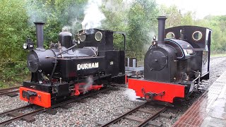 Apedale Valley Light Railway  Steam Gala 2021  Apedale Heritage Centre Station [upl. by Ainej]