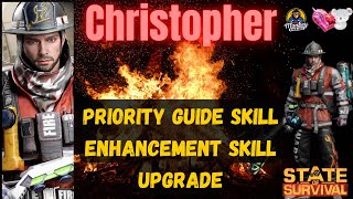 STATE OF SURVIVAL GEN18  CHRISTOPHER  UPGRADE GUIDE [upl. by Nosmas]