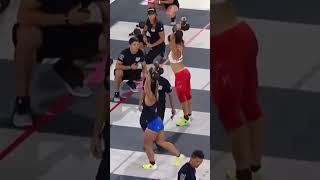 Tia Toomey vs Kara Saunders 2017 Final crossfit crossfitgames [upl. by Anirtek766]