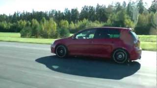 Volvo S40 T4 Autotech 420hp vs VW Golf R32 Turbo 400hp [upl. by Bendite451]