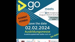 shorts  Ausbildungsmesse Go meets BBS Andernach  wir sind dabei [upl. by Malo339]