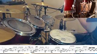 Silencer  Death  Pierce me Intro only  Drum cover wsheet music [upl. by Eanaj]