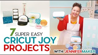 7 Super Easy Cricut Joy Projects for Beginners Quick amp Fun [upl. by Ahtiuqal]