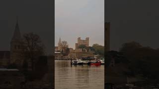 Rochester Castle kent Uk city youtubeshorts kent travel england touristattraction Castle [upl. by Leur]