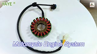 suzuki gn18 motorcycle magneto stator coil for grade 18 pure copper coil scooter tricycle engine a [upl. by Amikehs241]