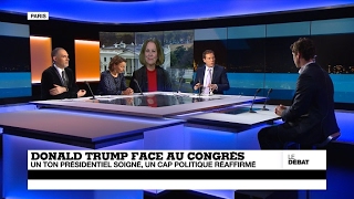 Donald Trump au Congrès  ton présidentiel soigné cap politique réaffirmé partie 1 [upl. by Rehpitsirhc]