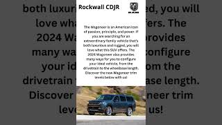 2024 Jeep Wagoneer Trim Levels amp Prices  Rockwall Chrysler Dodge Jeep RAM shorts [upl. by Enrev]