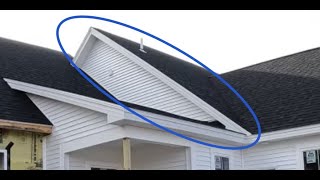 How to install vinyl siding over a roof [upl. by Irek]