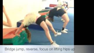 Some Back Handspring drills [upl. by Artema]