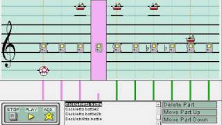 Mario Paint Composer  Cackletta Battle MB SSS [upl. by Gault]