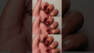 Fall Nail Inspo 💅🏽 Beetles Gel Polish a424 nails fallnails fallfashion burgundy gel gelnails [upl. by Aniroz546]